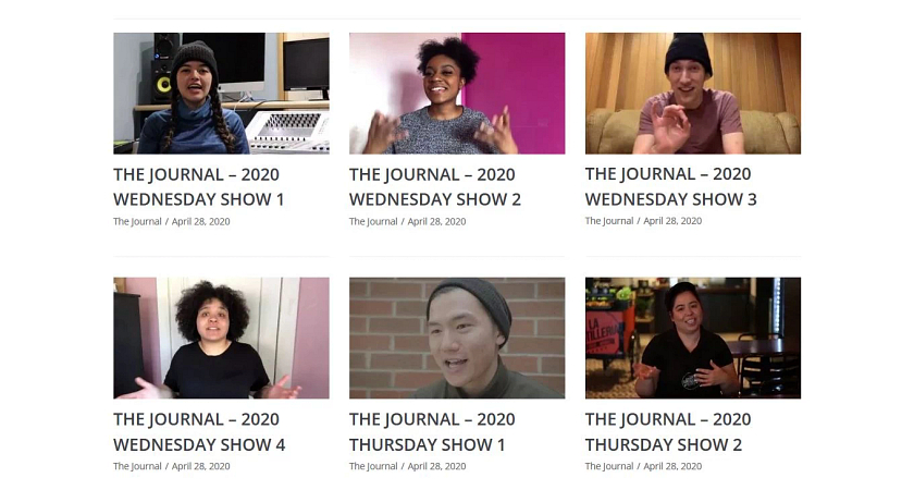 Broadcasting on location: How our students made The Journal happen from home Image