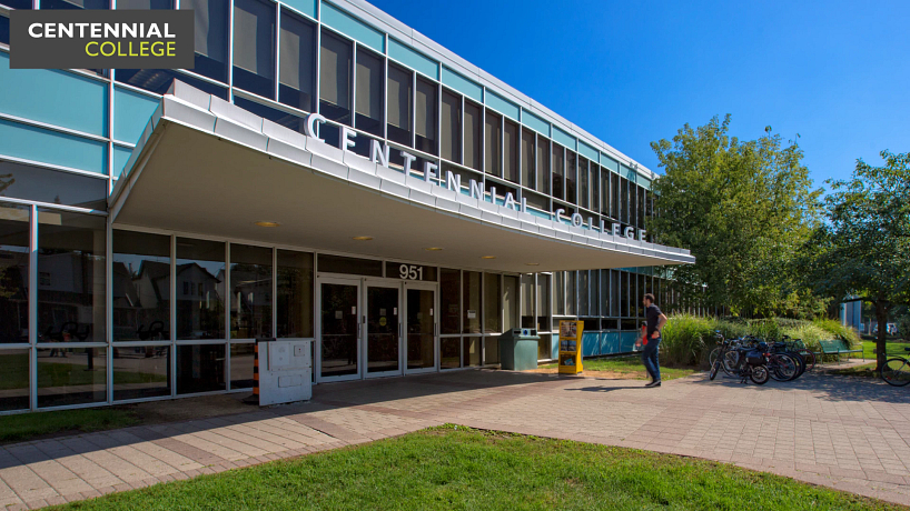 picture of the centennial college story arts centre entrance