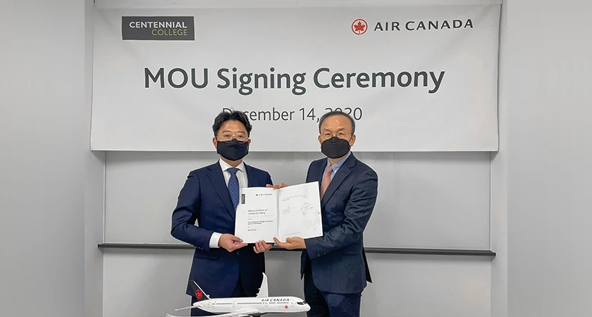 Centennial College and Air Canada partner to give South Korean students an easier path to Canada Image