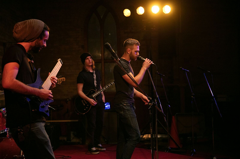 centennial college students performing on stage at a concert