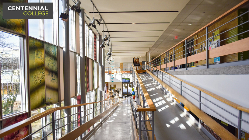 picture of the centennial college story arts centre ramp