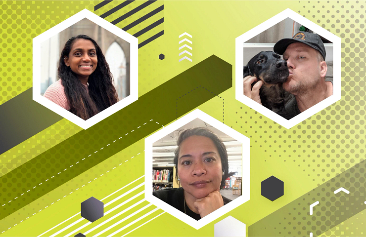 pictures of centennial college community members lou, suma and lowell