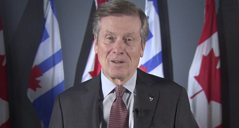 A special message from Toronto Mayor John Tory Image