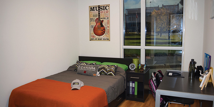 picture of Centennial College Residence model suite at Progress Campus