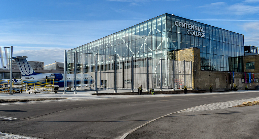 Downsview Campus on a bright sunny day