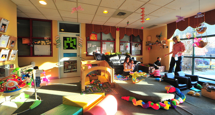 Centennial’s child care centres help student parents complete homework Image
