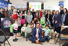 Syrian refugee children receive a helping hand Image