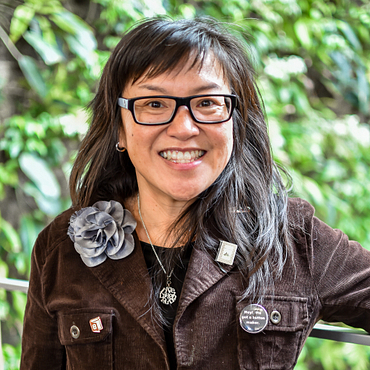 Librarian Eva McDonald