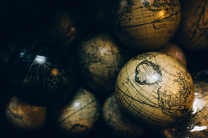 Picture of a globe and