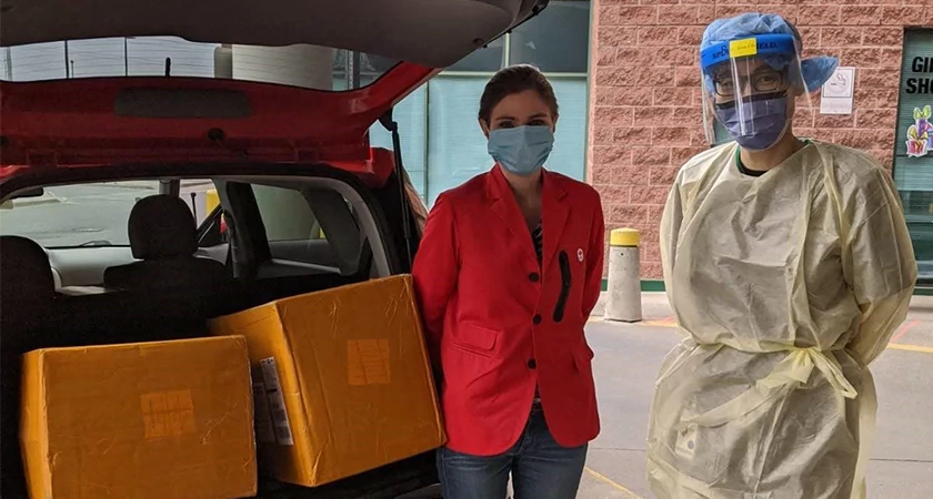The Business School Professor Delivers PPE to the Scarborough Health Network Image