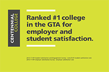Centennial College leads GTA colleges again in 2017 Image