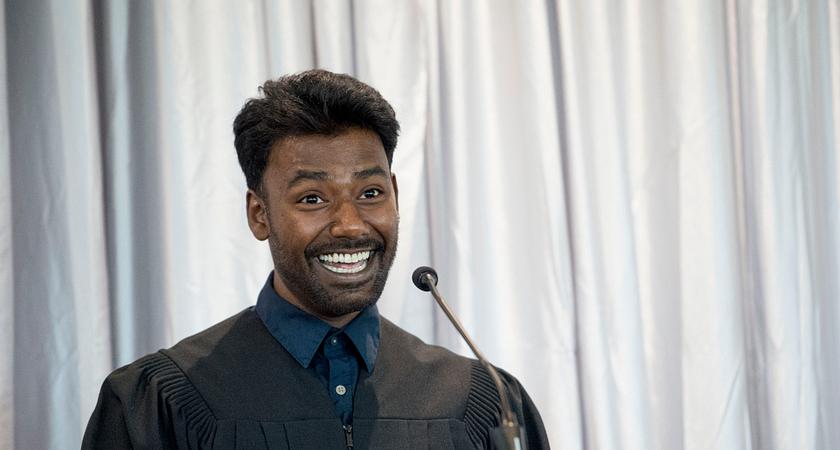 picture of Centennial College HYPE 2017 graduate and valedictorian Srimolog Srianandan