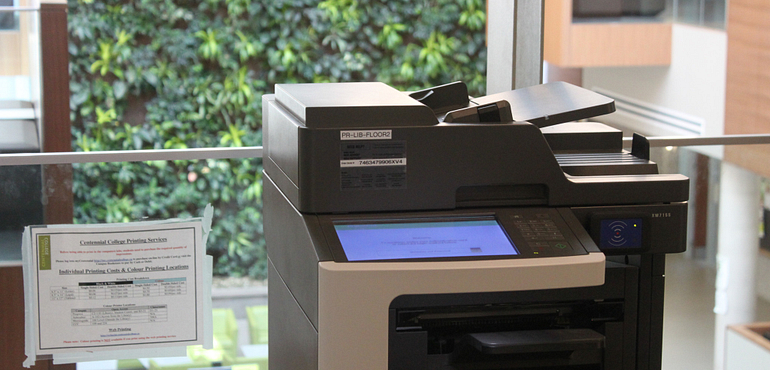 photo of library technology that peer technology mentor would use