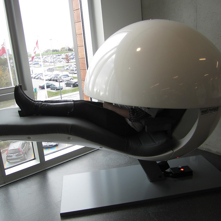 photo of Energy Pod lounger for napping