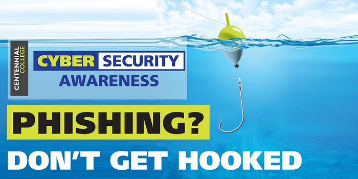 Poster of phishing for Cyber Security Awareness Month