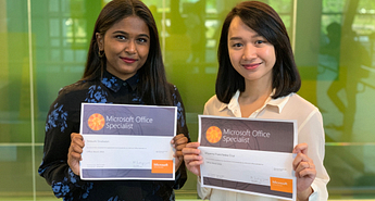 Two Centennial Students are officially the best Microsoft Word Users in the country Image