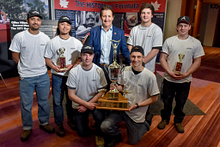 High school automotive tech students get tested at the Toronto AutoShow Image