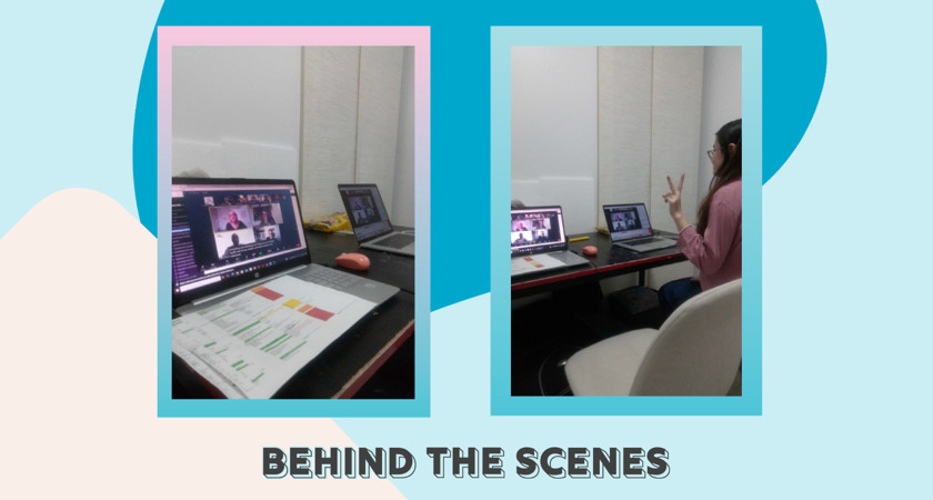 An image of what happens behind the scenes at Arts Ahead, an annual symposium organized by Arts Management post-graduate students