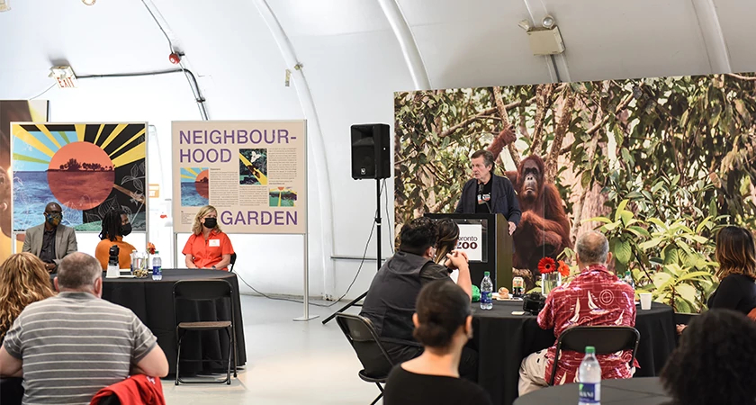 John Tory speaking at the Scarborough Hero Awards