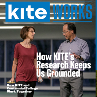Communications – Professional Writing Students Work with the University Health Network to Create 1st KITEworks Magazine Image