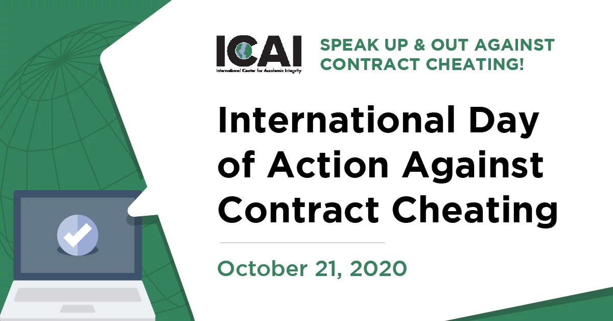 International Day of Action Against Contract Cheating Poster