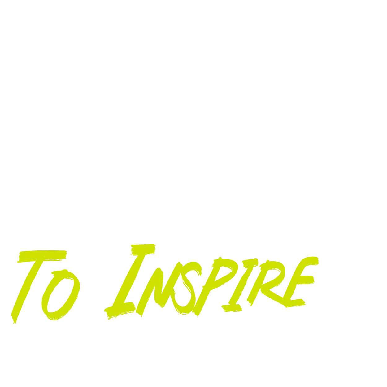 graphic of text that reads get ready to inspire