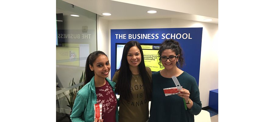 Three International Development graduate students worked to collect funds to help stop children from dying of hunger