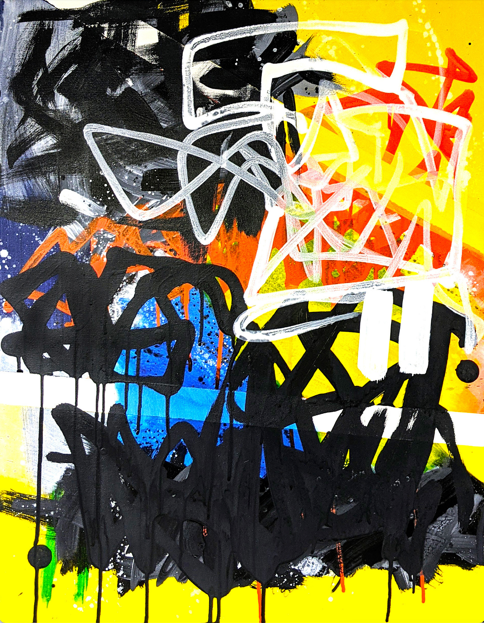 Urban Grit - Yellow 1 by Kai Hart