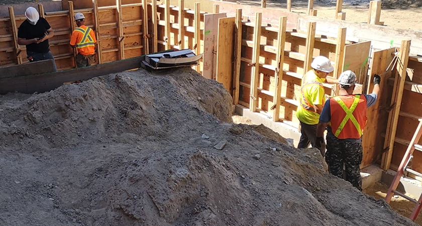 Story Arts Centre Library renovation exterior progress