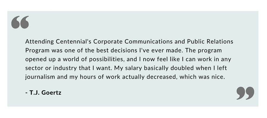 A quote from T.J. Goertz