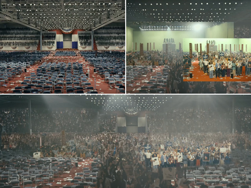 A scene from Mrs. America created by DVFX students