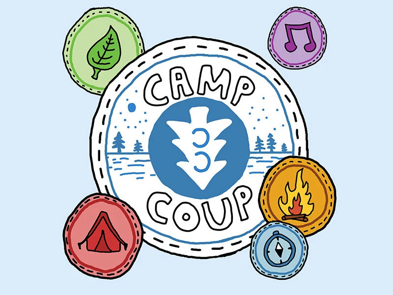 Camp Coup Webcomic Logo
