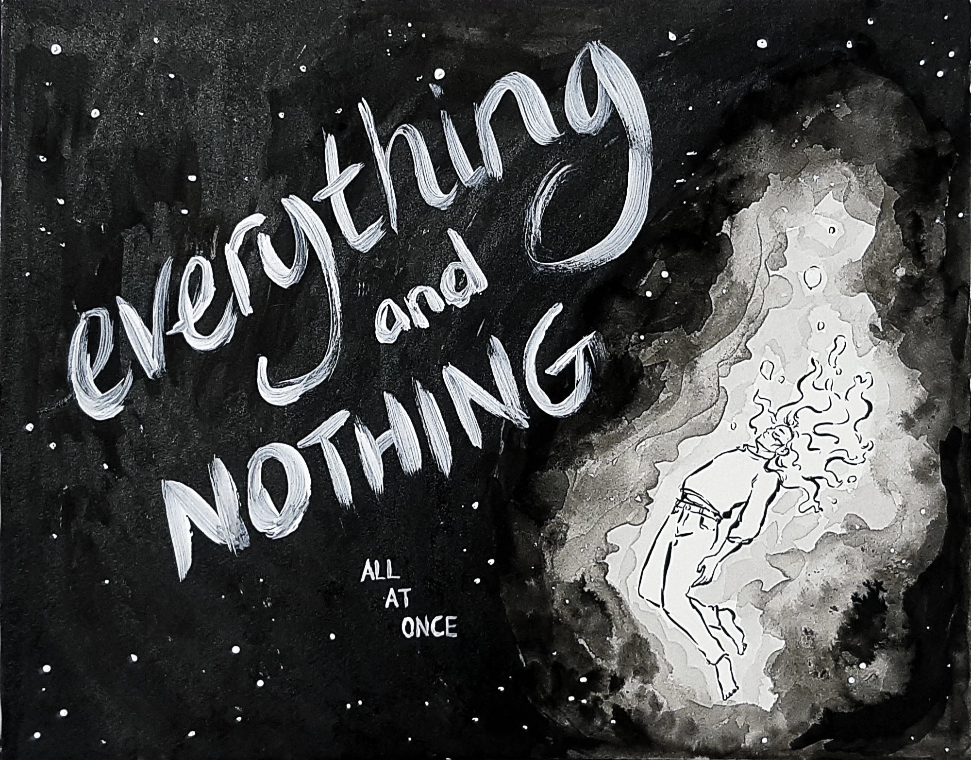 A picture of another continuation of the comic-drawn scenario involving Christabelle Wang and what's occurring in her headspace