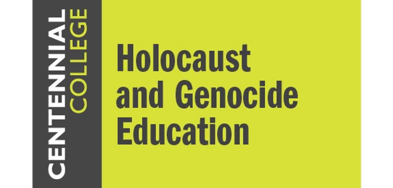 Holocaust & Genocide Education at Centennial banner
