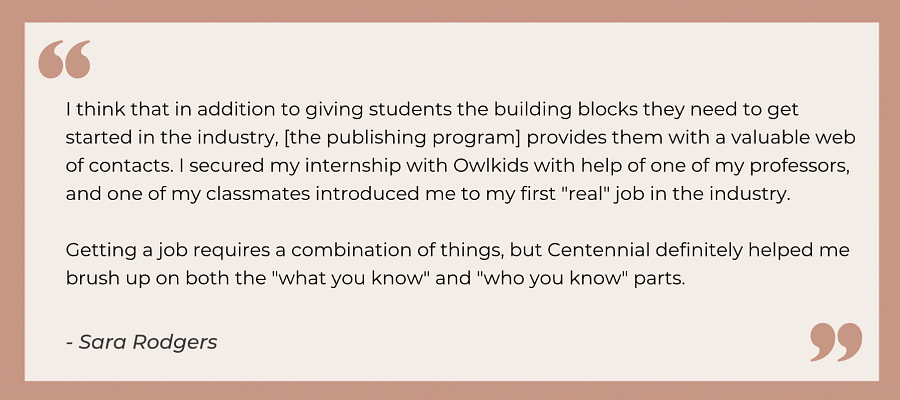 A quote from Sara Rodgers