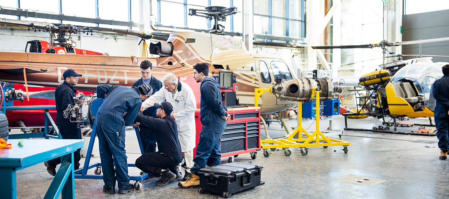 group of students working together for a project