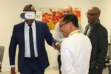 International Visitor to Centennial’s Applied Research Facilities Image