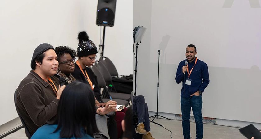 panle discusses issues affecting the creative industries