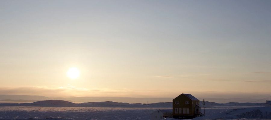 Sunset in Iqaluit