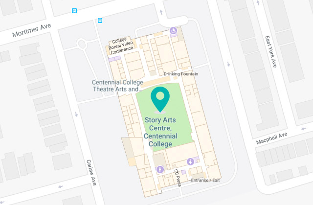 Map of the Story Arts Centre Library